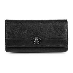 Black Mundi File RFID Blocking Accordian Wallet